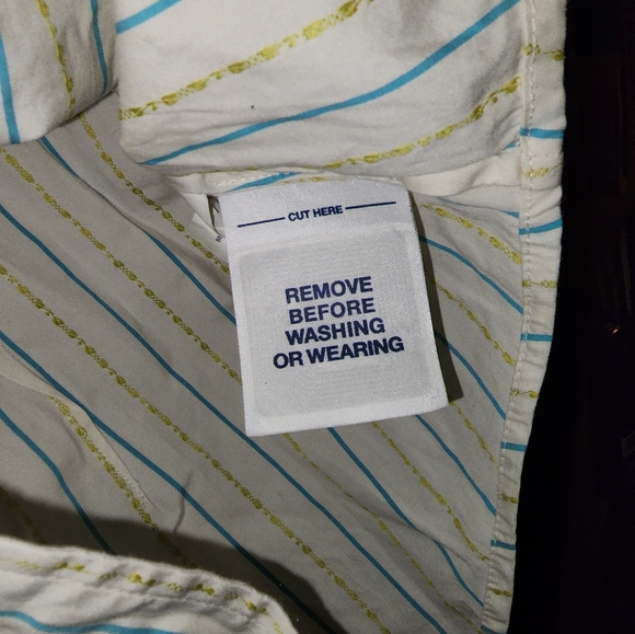 New Gap Stripe 2005 Button Down Collared Shirt Light - Picture 5 of 10